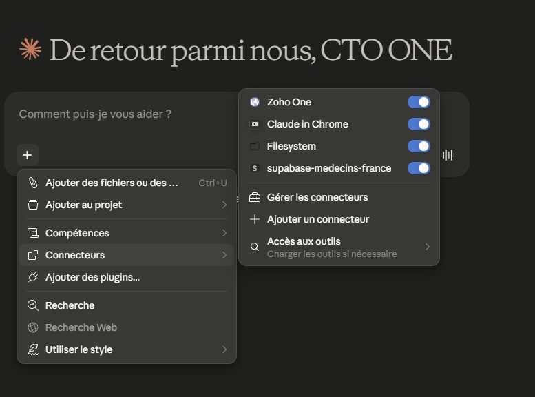 Les connecteurs locaux sur Claude Desktop